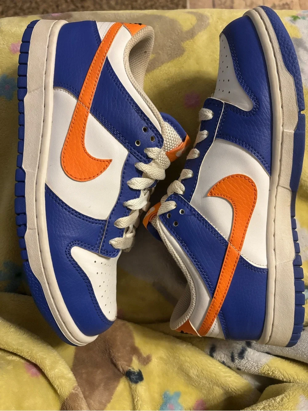 Nike Dunk Low — White, Purple & Orange